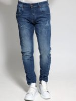Ανδρικό Jean Παντελόνι Με Φθορές 40-177 Μπλε