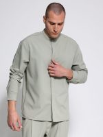 Ανδρικό Πουκάμισο Oversize LORO 2704 Φυστικί - Image 4