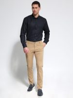 Ανδρικό Πουκάμισο Slim-fit BRUNO 33-7450 Μαύρο - Image 2