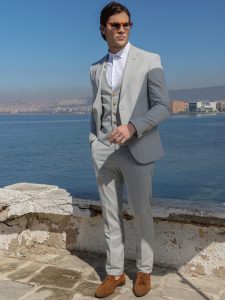 Ανδρικό Κοστούμι Με Γιλέκο ALESSI 2017 Elephant