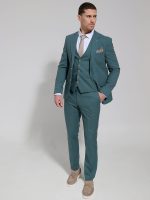 Ανδρικό Κοστούμι Με Γιλέκο BENITO 33-1619 Πράσινο - Image 7