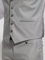 Ανδρικό Γιλέκο Με Κουμπάκια DOMENICO 9422 Γκρι - Image 2