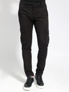 Ανδρικό Παντελόνι Cargo BLACKZI 88-163 Μαύρο