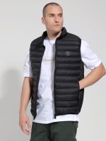 Ανδρικό Αμάνικο Μπουφάν 20-143 Μαύρο - Image 4