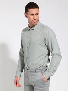 Ανδρικό Πουκάμισο Slim-fit BRUNO 33-7450 Μέντα