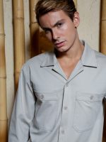 Ανδρικό Σακάκι-Πουκάμισο Over GIULIO 260-954 Γκρι - Image 3