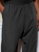 Παντελόνι Με Λάστιχο 7/8 VALERIO 210-957 Μαύρο - Image 3