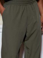 Παντελόνι Με Λάστιχο 7/8 VALERIO 210-957 Χακί - Image 3