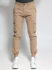 Ανδρικό Παντελόνι Cargo BLACKZI 88-169 Μπεζ