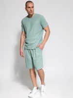 Ανδρική Βερμούδα Με Ιδιαίτερη Πλέξη Moreto 456018 Μέντα - Image 2