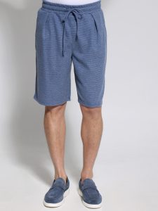 Ανδρική Βερμούδα Με Ιδιαίτερη Πλέξη Moreto 456018 Indigo