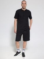 Ανδρική Βερμούδα Με Ιδιαίτερη Πλέξη Moreto 456018 Μαύρο - Image 2