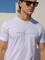 Ανδρικό Βαμβακερό T-shirt GEREMIA 207079 Λευκό - Image 4