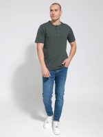 Ανδρικό Jean Παντελόνι Πεντάτσεπο 40-185 Μπλε - Image 3