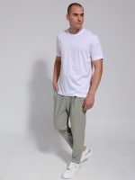 Κοντομάνικο Oversize Μπλουζάκι OMAR 207064 Λευκό - Image 4