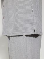 Ανδρικό Μπλουζάκι-Πουκάμισο Με Κουμπιά Moreto 706018 Γκρι - Image 3