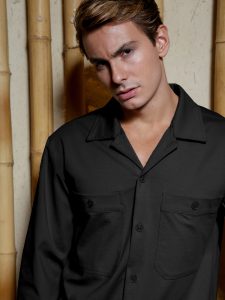 Ανδρικό Σακάκι-Πουκάμισο Over GIULIO 260-954 Μαύρο