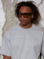 Ανδρικό T-shirt Oversize SALVATORE 270-913 Γκρι - Image 2