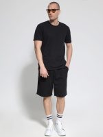 Ανδρικό T-shirt Με Ιδιαίτερη Πλέξη Moreto 207018 Μαύρο - Image 4