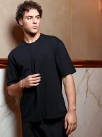 Ανδρικό Μοντέρνο T-shirt 270-270 Μαύρο - Image 2