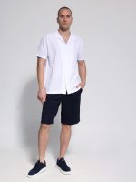 Ανδρική Βερμούδα Με Ιδιαίτερη Πλέξη Moreto 456018 Μπλε - Image 3