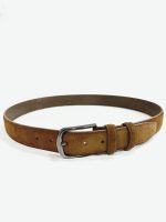 Ανδρική Ζώνη Suede 33-6037 Καμηλό - Image 4