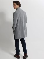 Ανδρικό Παλτό με Ψηλό Γιακά VITO 2604 Γκρι - Image 5