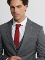Ανδρικό Κοστούμι Με Γιλέκο HANK 2031 Γκρι - Image 2