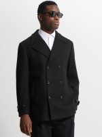 Διαχρονικό Ανδρικό Παλτό TOBIAS 2601 Μαύρο - Image 3