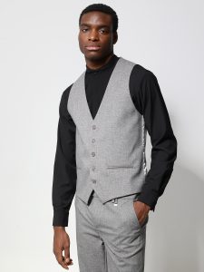 Ανδρικό Γιλέκο Με Κουμπάκια GUNTHER 9433 Γκρι