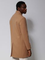 Ανδρικό Παλτό με Ψηλό Γιακά VITO 2604 Camel - Image 5