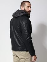 Ανδρικό Jacket Eco-Leather Μπουφάν VENERO 2171-1 Μαύρο - Image 5