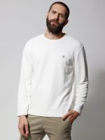 Ανδρική Μπλούζα Μακρυμάνικη DANIEL 206100 Λευκό - Image 4