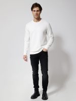 Ανδρικό Jean Ξεβαμμένο Παντελόνι OREGON 6281 Μαύρο - Image 3