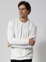 Ανδρική Μπλούζα Μακρυμάνικη NOAH 206074 Λευκό - Image 3