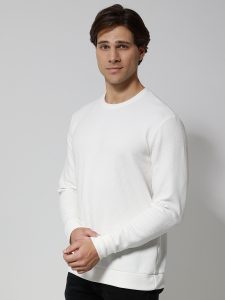 Ανδρική Μπλούζα Μακρυμάνικη NOAH 206074 Λευκό