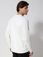 Ανδρική Μπλούζα Μακρυμάνικη NOAH 206074 Λευκό - Image 5