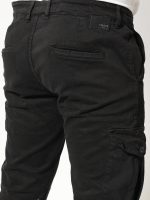 Ανδρικό Παντελόνι Cargo 6171 Μαύρο - Image 5