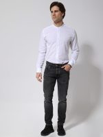 Ανδρικό Jean Με Φθορές Παντελόνι OREGON 6282 Μαύρο - Image 2