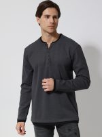 Ανδρική Μπλούζα Long Sleeve HENRY 206097 Ανθρακί