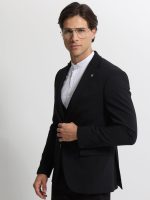 Ανδρικό Σακάκι GUNTHER 1433 Μαύρο - Image 3