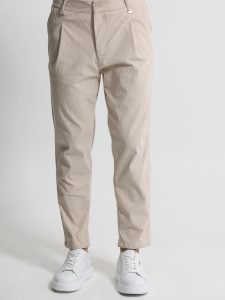 Ανδρικό Κοτλέ Φορμοπαντέλονο QUINN 4716 Light Beige