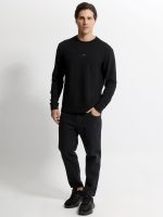 Ανδρική Μπλούζα Μακρυμάνικη SEBASTIAN 206099 Μαύρο - Image 3