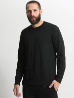 Ανδρική Μπλούζα Μακρυμάνικη NOAH 206074 Μαύρο - Image 2