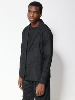 Ανδρικό Σακάκι Ριγέ JOAQUIN 260-972 Μαύρο - Image 5