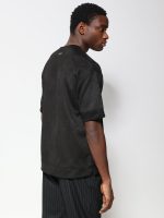 Ανδρική Μπλούζα Κοντό Μανίκι LAUREL 270-322 Μαύρο - Image 4