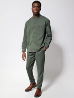 Ανδρικό Παντελόνι με Λάστιχο στη Μέση TATE 4394 Olive - Image 2