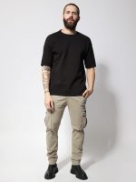 Ανδρική Μπλούζα Κοντομάνικη DIEGO 207094 Μαύρο - Image 3