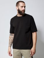 Ανδρική Μπλούζα Κοντομάνικη DIEGO 207094 Μαύρο - Image 5