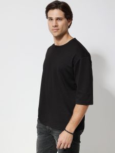 Ανδρική Μπλούζα 3/4 Μανίκι CARLOS 207096 Μαύρο